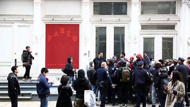 Kanye West The Life of Pablo merch pop up shop new york city