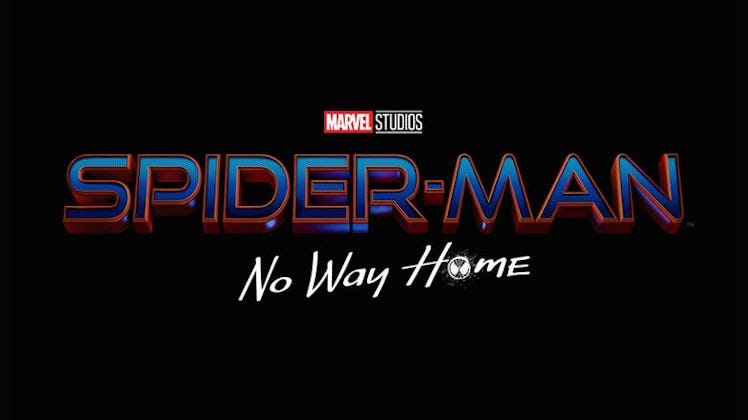 The official title card for 'Spider-Man: No Way Home'