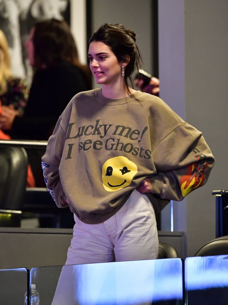 Kendall Jenner Kanye West Kid Cudi Kids See Ghosts album merch 