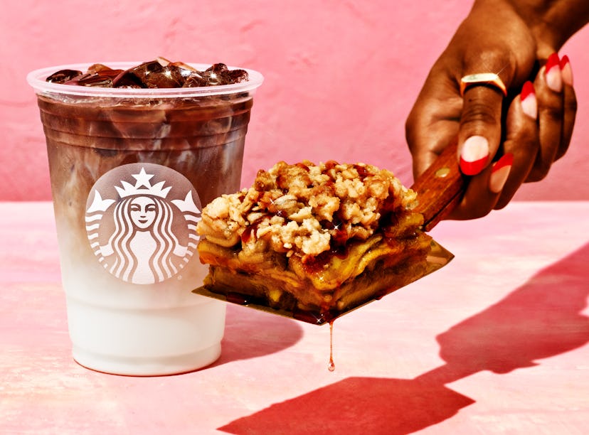 The caffeine in Starbucks’ Apple Crisp Macchiato is a boost.