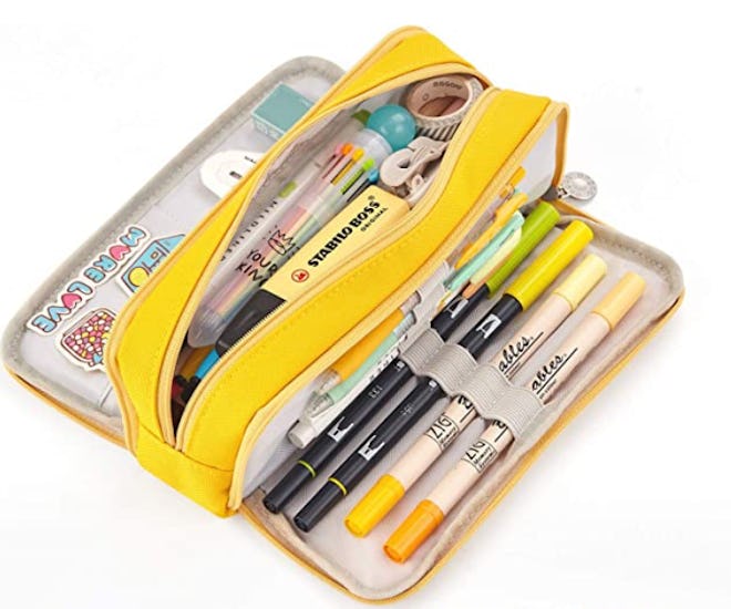 iSuperb Cotton Linen Pencil Case 