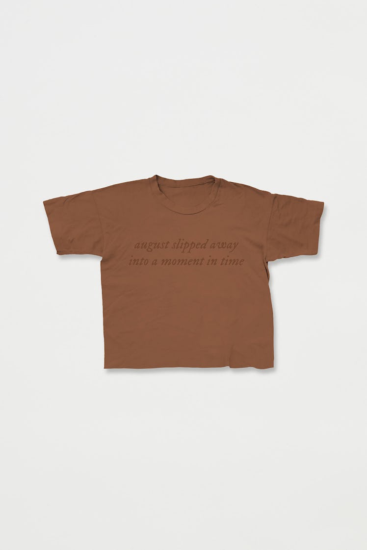 Taylor Swift Folklore Anniversary Collection UO Exclusive Cropped Tee