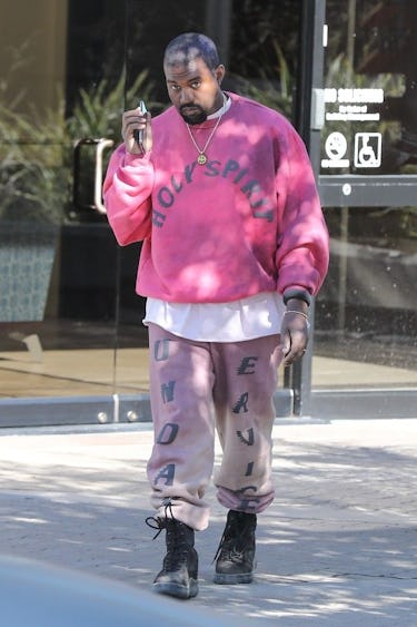 Kanye west discount pink hoodie