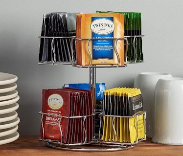 Nifty Solutions Tea Bag Storage and Organizer Spinning Carousel