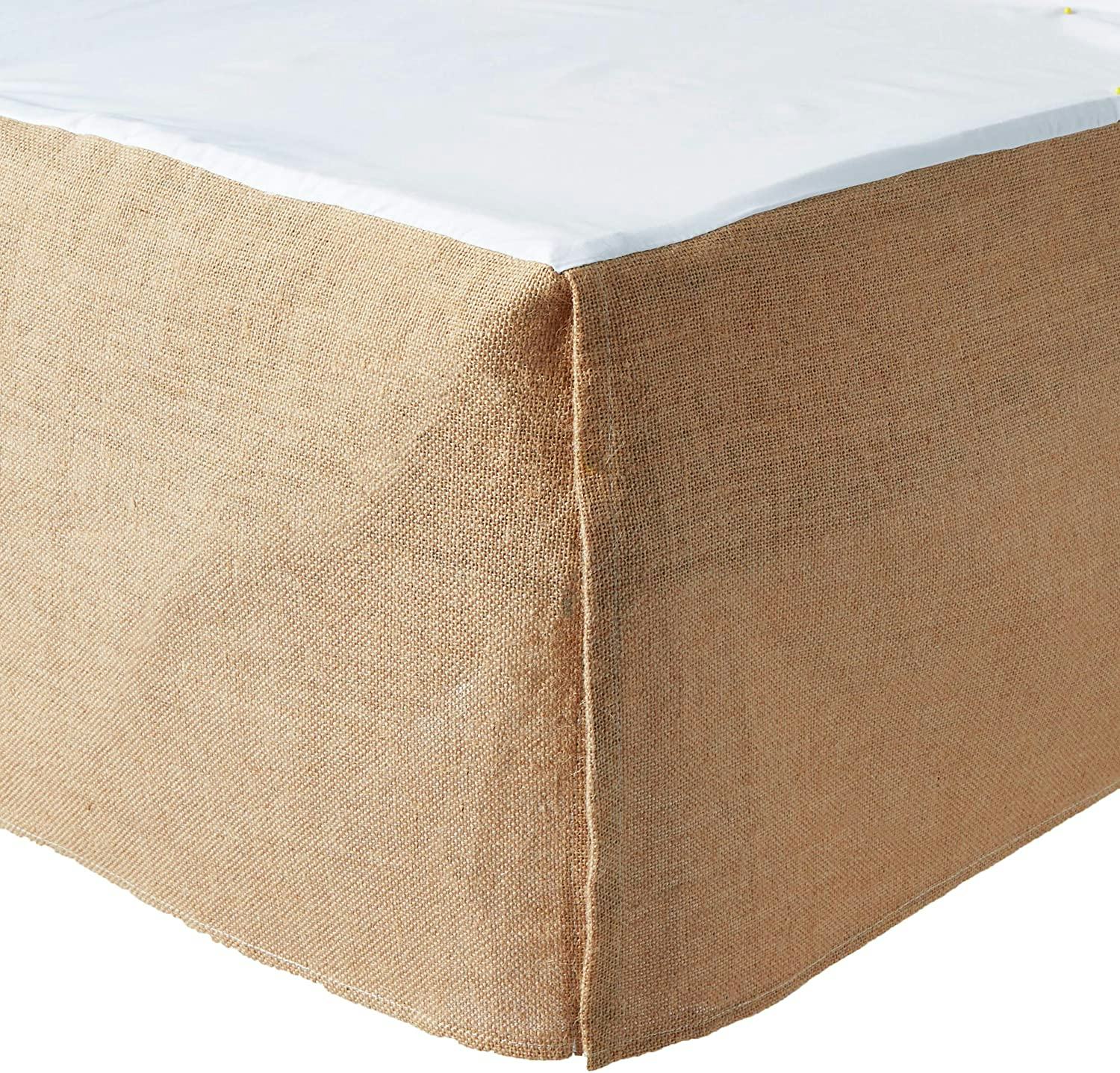 Greenland Home Burlap Bed Skirt