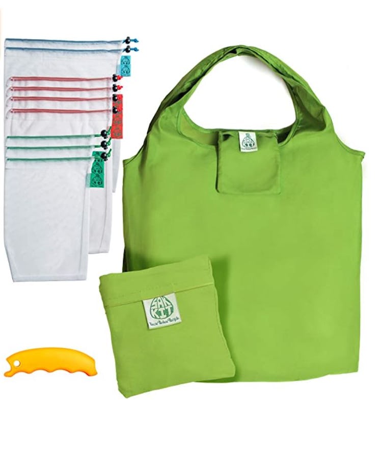 RabbeLush Reusable Grocery with Weight Tags (12-Pack)