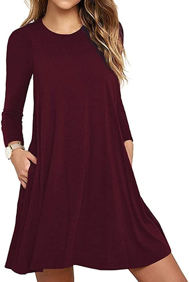 Unbranded Long Sleeve T-Shirt Dress