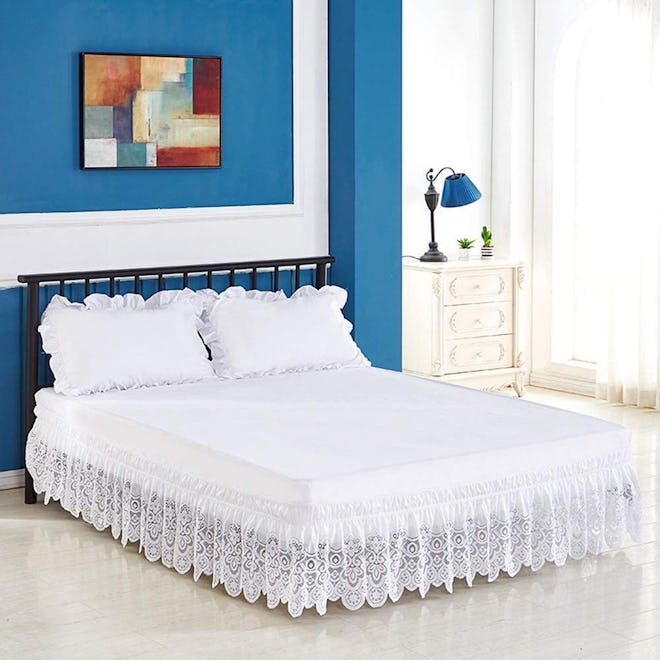 Tebery Lace Trimmed Bed Skirt