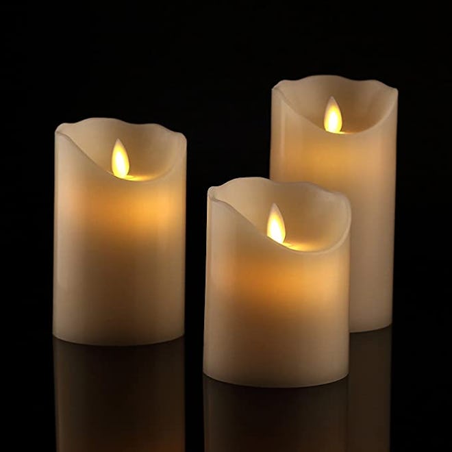 Antizer Flameless Candles (Set of 3)
