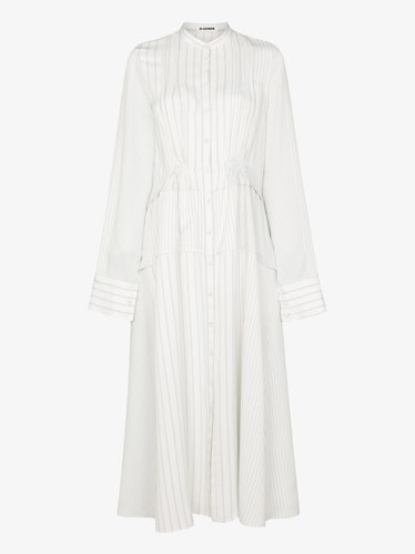 Jennifer Garner’s White Stripe Dress Is Perfect For Labor Day