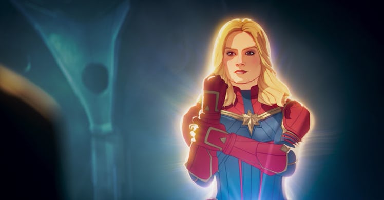 Captain Marvel at the end of What If? Episode 3