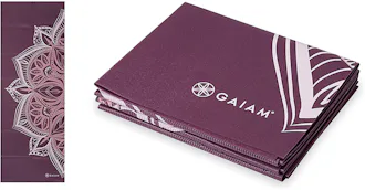 Gaiam Folding Travel Yoga Mat