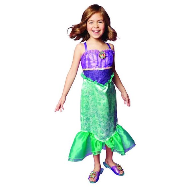 Disney Princess Ariel Dress Costume, Perfect for Party, Halloween Or Pretend Play Dress Up For Girls...