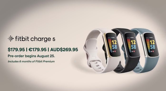 Fitbit Charge 5 range and pricing