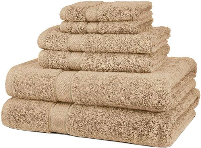 Pinzon Blended Egyptian Cotton Bath Towel Set (6 Pieces)