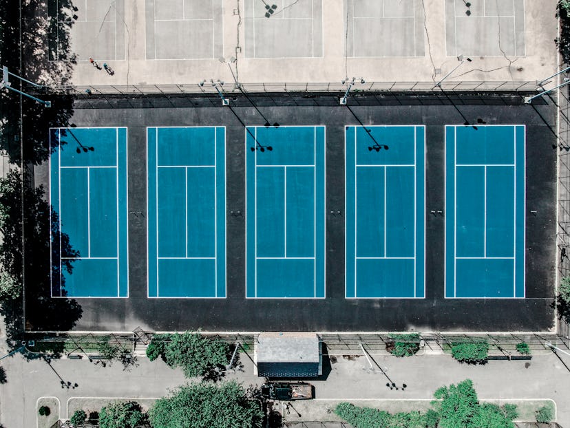 Naomi Osaka's childhood tennis courts in Queens, NY.
