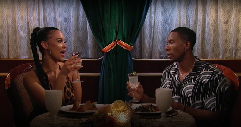 Riley and Maurissa on their first date on 'Bachelor in Paradise.' Screenshot via ABC