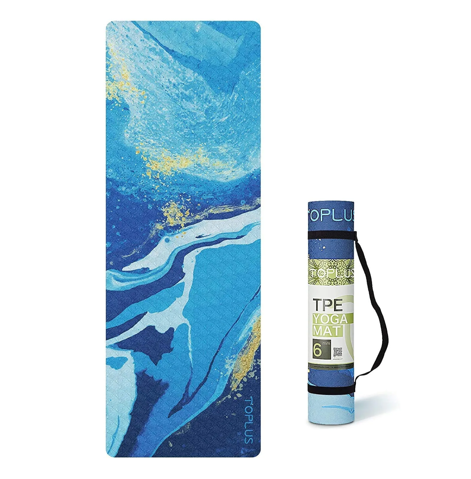 TOPLUS Printed Yoga Mat 