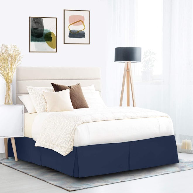 Nestl Pleated Microfiber Bed Skirt