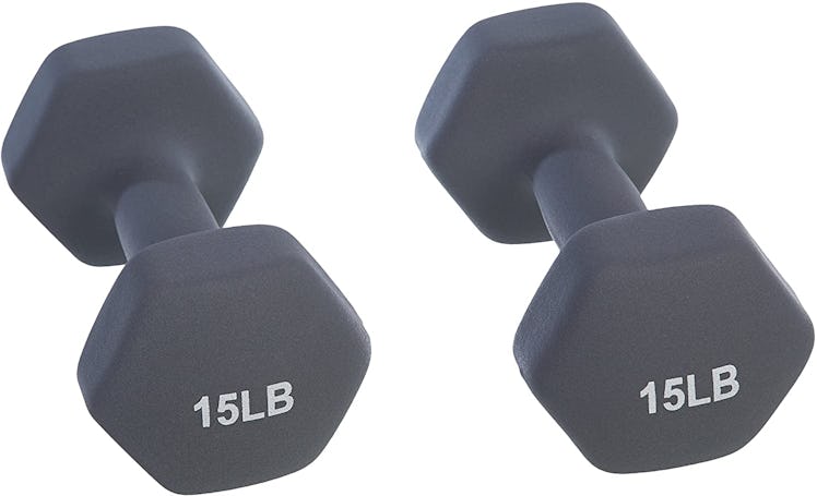 Amazon Basics Neoprene Coated Dumbbell Set 