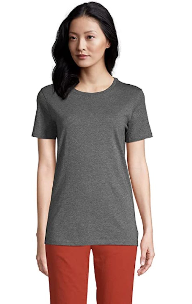 Lands' End Supima Cotton Short Sleeve Crewneck T-Shirt