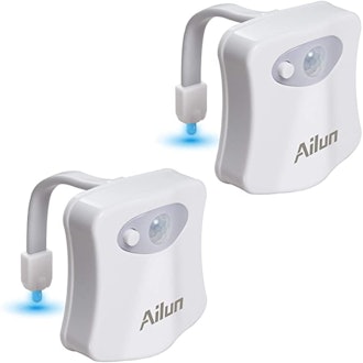 Ailun Motion Activated Toilet Night Light (2-Pack)