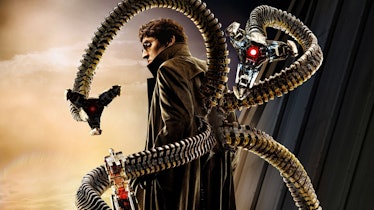 doc ock alfred molina spider-man 2 arms glowing red