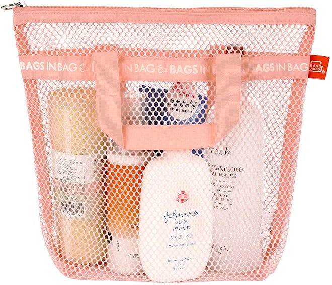 Bags in Bag Mesh Shower Caddy