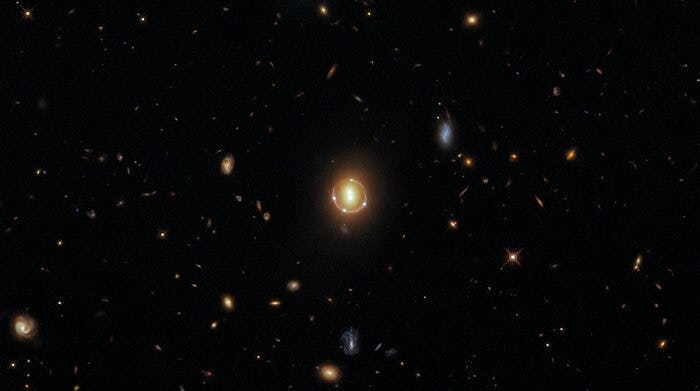 Look: Hubble Captures Rare Einstein Ring Phenomenon