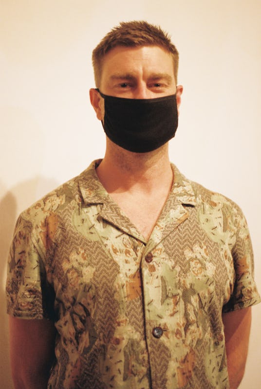 Griffin Wenzler at Cory Feder's "Walking Home on Wind" Exhibition in Los Angeles
