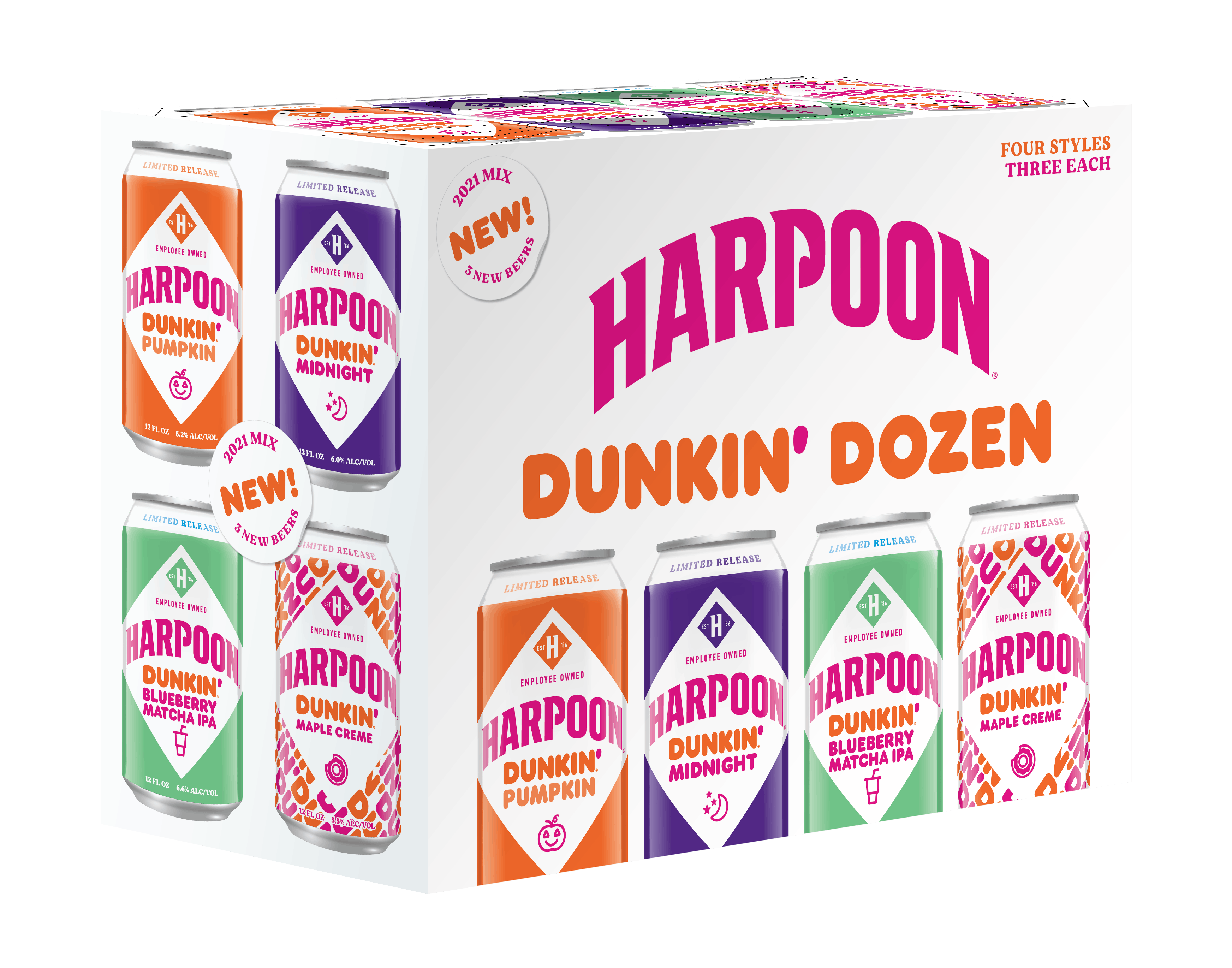 harpoon dunkin dozen mix pack stores