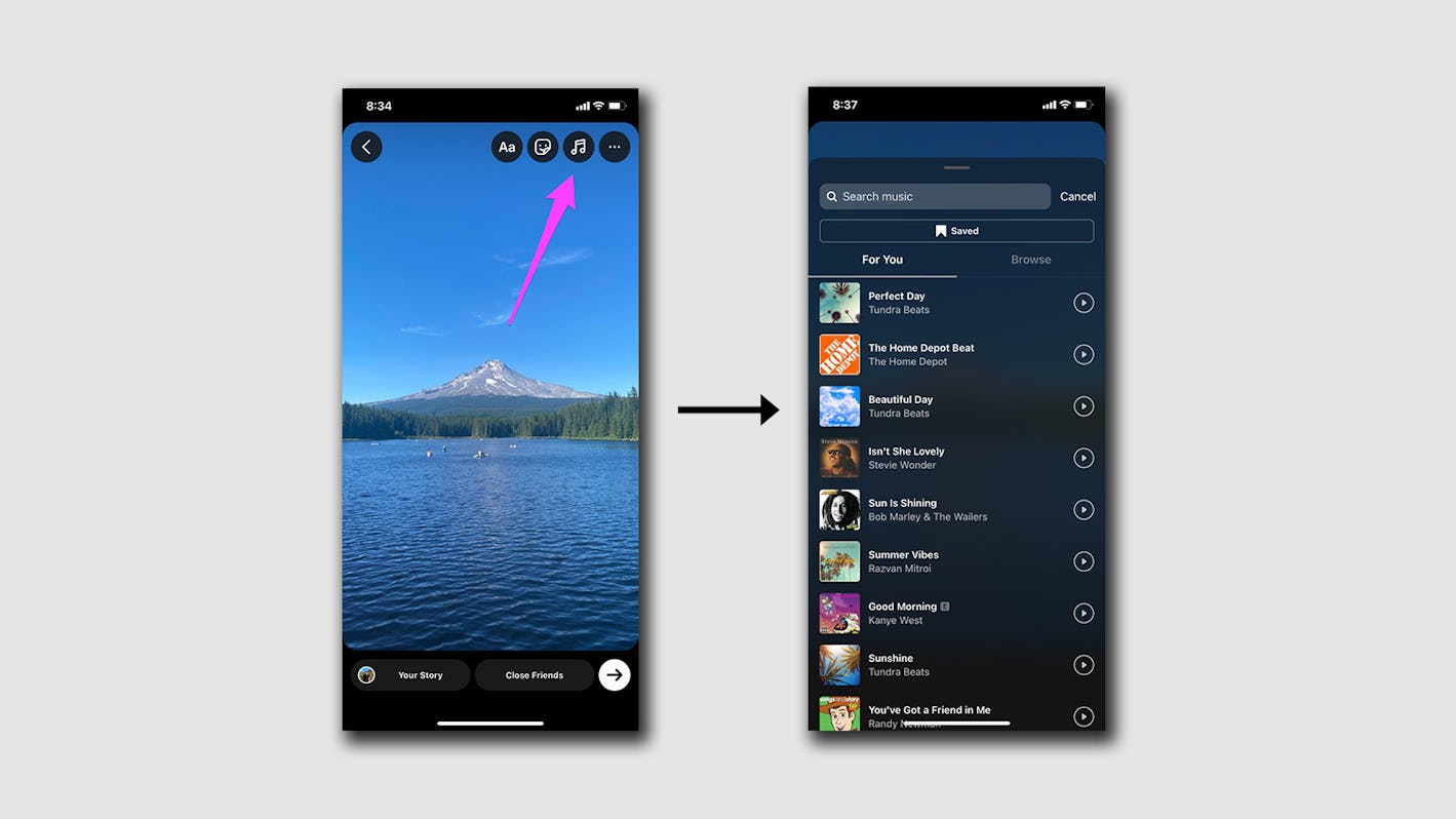 How to add music to your Instagram Story