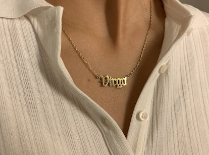 There are tons of virgo necklaces featuring dainty, cute designs to give to the virgo in your life