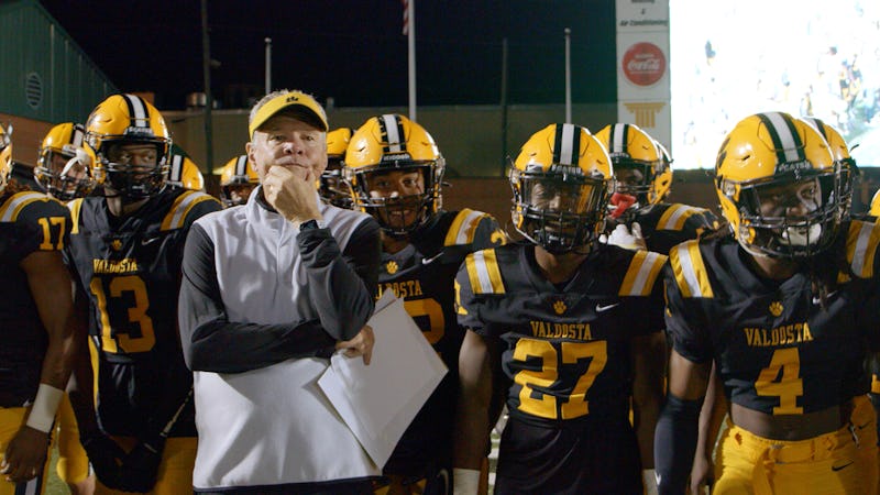 Coach Rush Propst ready to lead the Valdosta Wildcats onto the football field.