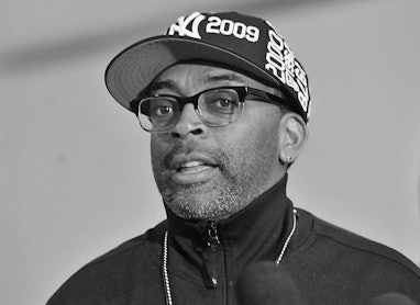 Spike Lee in a hat.