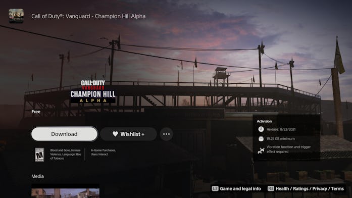 ‘Call of Duty Vanguard’ alpha release date, start time, and download