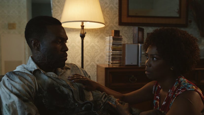 Yahya Abdul-Mateen and Vanessa Estelle Williams in 'Candyman' (2021).