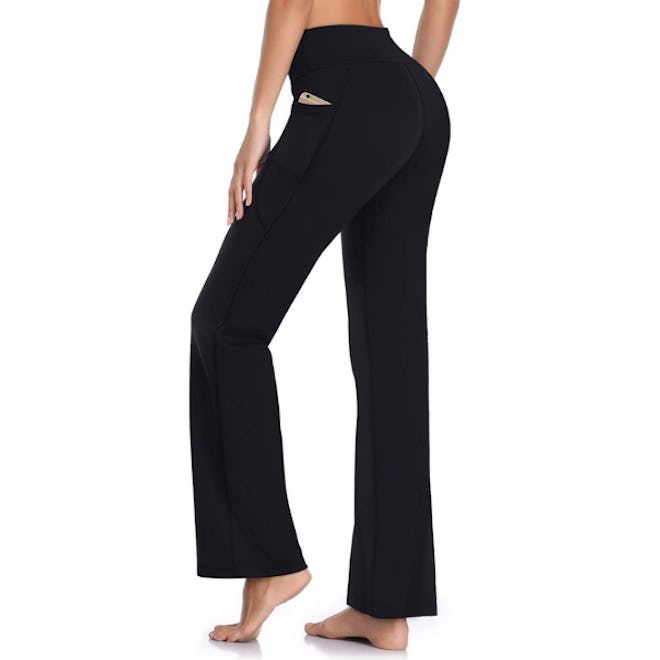 HISKYWIN Workout Yoga Pants With Pockets