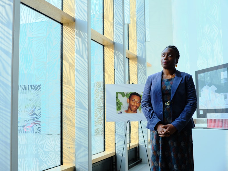 Doreen Lawrence (played by Sharlene Whyte) in ITV's 'Stephen'.