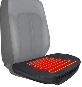 Sojoy Premium PU Leather Heated Car Seat Cushion