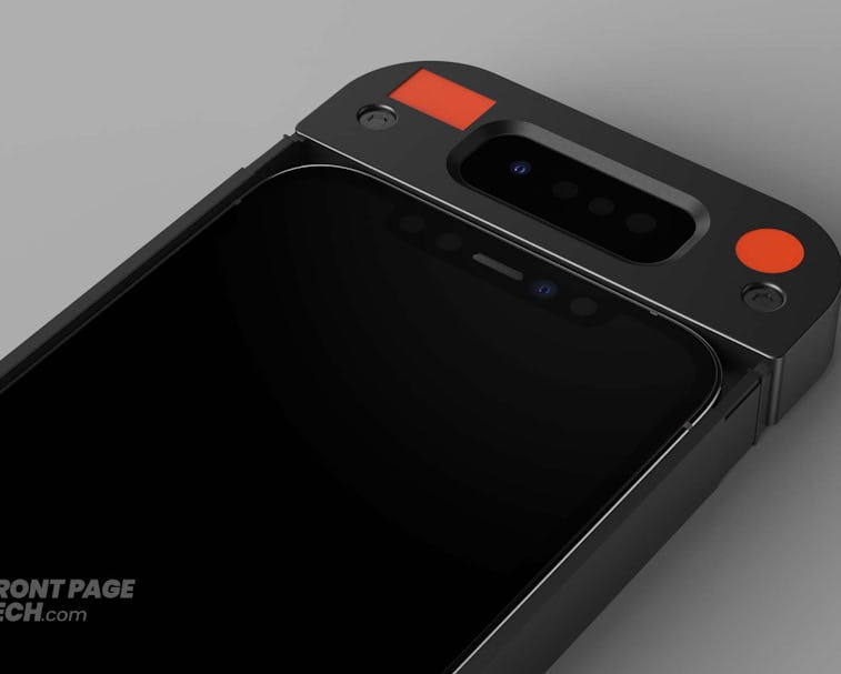 A rendered image of the Face ID prototype