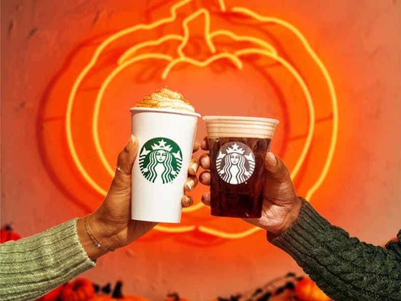 Here's  what to know about how Starbucks versus Dunkin's Pumpkin Cream Cold Brew compare.