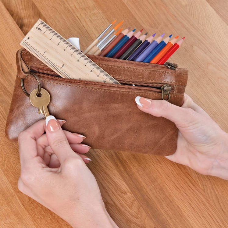 Moonster Leather Pencil Case