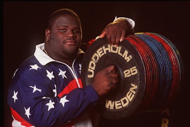 Super Heavyweight weight lifter Mark Henry