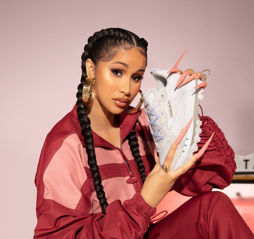 Cardi B x Reebok Campaign photo.