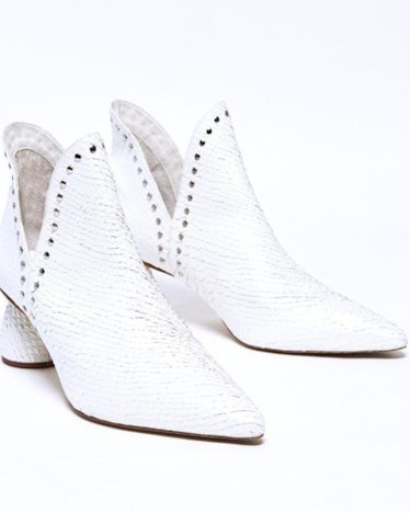 White Jane ankle boots from VICSON.
