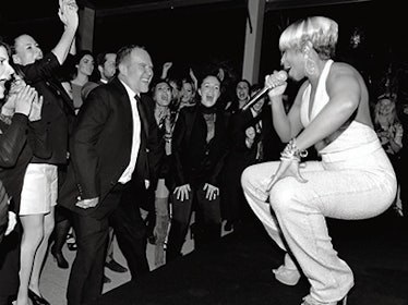 Mary J. Blige performing at the opening of Kors's first store in Paris, in 2011.