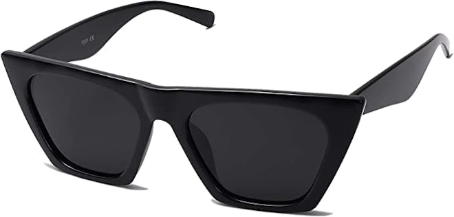 SOJOS Oversized Square Cateye Sunglasses