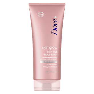 Dove Skin Glow Oil-in-Milk Body Lotion 