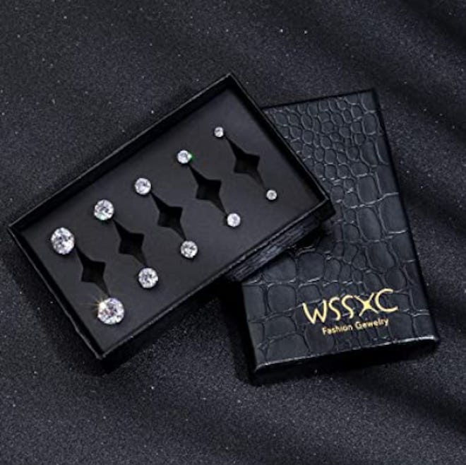 Wssxc Stud Earrings (5 Pairs)